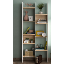 Kệ giá sách gỗ đứng trang trí phòng khách nhỏ gọn đẹp KGĐ105