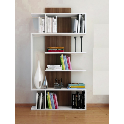 Giá kệ sách trang trí gỗ công nghiệp 5 tầng 90cm KGĐ124