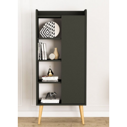 Tủ đựng sách tài liệu gỗ công nghiệp có cánh KGĐ125