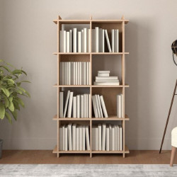 Giá sách gỗ đứng 8 ô để đồ tiện dụng KGĐ128