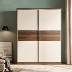 Tủ quần áo 2 cánh lùa gỗ công nghiệp đẹp TQA11