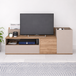 Tủ kệ tivi gỗ phòng khách 1m8 nhiều ngăn để đồ tiện dụng TKTV34