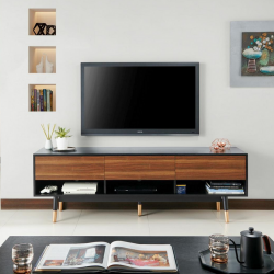 Tủ kệ tivi nhiều ngăn để đồ có chân gỗ đẹp sang trọng TKTV35