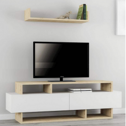 Kệ tivi phòng khách hiện đại nhiều ngăn kết hợp kệ treo tường trang trí TKTV36