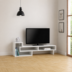 Kệ tivi phòng khách để sàn đa năng kết hợp kệ sách gỗ TKTV37