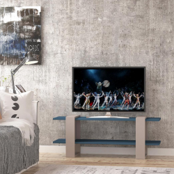 Kệ ti vi gỗ công nghiệp hình chữ H đơn giản giá rẻ TKTV43