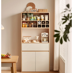 Tủ kệ bằng gỗ đựng đồ đa năng nhà bếp có ô rượu nhỏ TUBEP02