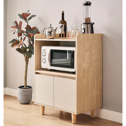 Kệ tủ bếp đa năng có chân gỗ để lò vi sóng nhỏ gọn giá rẻ TUBEP05