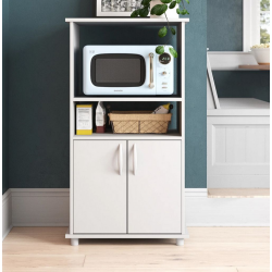 Tủ kệ để lò vi sóng nhà bếp bằng gỗ công nghiệp cánh mở nhỏ gọn TUBEP16