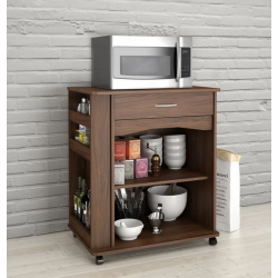 Kệ gỗ 2 tầng để lò vi sóng và đồ dùng nhà bếp di động đa năng TUBEP20