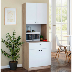 Tủ gỗ đựng đồ nhà bếp lò vi sóng đa năng hiện đại TUBEP26