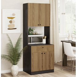 Tủ gỗ đựng đồ nhà bếp lò vi sóng đa năng hiện đại TUBEP26