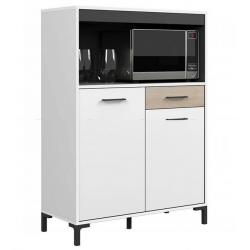 Tủ đựng đồ nhà bếp lò vi sóng bằng gỗ công nghiệp nhỏ gọn hiện đại TUBEP28