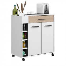 Tủ đựng đồ nhà bếp nhỏ gọn có bánh xe di chuyển giá rẻ TUBEP29