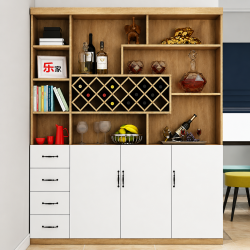 Tủ rượu đẹp trang trí phòng khách bằng gỗ công nghiệp KR06