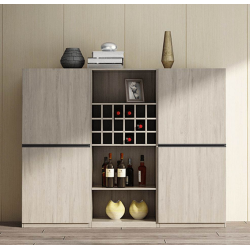 Tủ rượu gỗ công nghiệp nhiều ngăn hiện đại sang trọng KR08