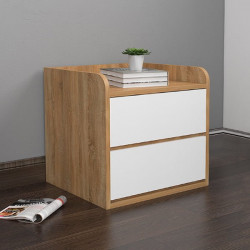 Tủ kệ đầu giường 2 ngăn kéo đơn giản giá rẻ TAP08