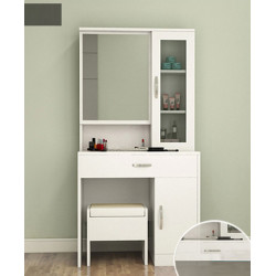 Bàn phấn trang điểm gỗ công nghiệp đẹp thông minh BTĐ03