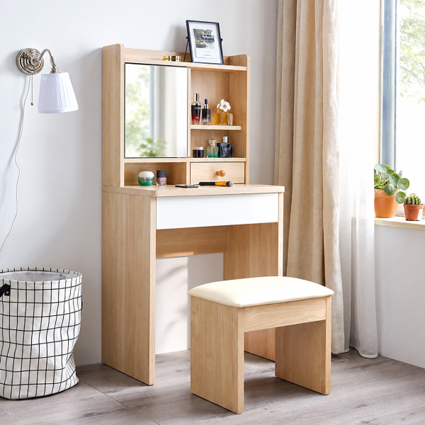 Bàn trang điểm mini BTD20 – Nhỏ gọn, nhiều ngăn tiện dụng