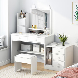 Mẫu bàn phấn trang điểm đẹp hiện đại BTĐ24