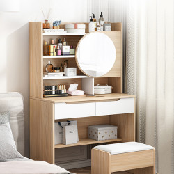 Mẫu bàn phấn trang điểm gỗ đẹp nhỏ gọn BTĐ28