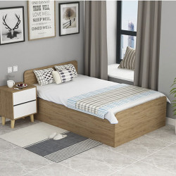 Giường gỗ công nghiệp thiết kế đơn giản hiện đại GCN06