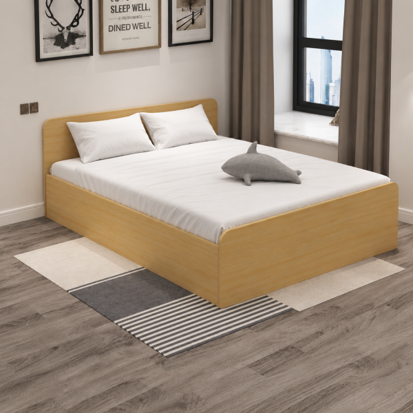 Giường gỗ công nghiệp thiết kế đơn giản hiện đại GCN06