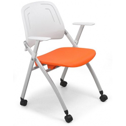 Ghế gấp GG231 Nội thất 190 khung sơn đệm nhựa có bánh xe cho văn phòng