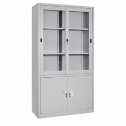 Tủ Tài Liệu Sắt Văn Phòng The One Cánh Kính Lùa TU09K3GPCK
