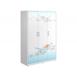 Tủ quần áo sắt TU15B2C3UV The One 3 cánh rộng 135cm
