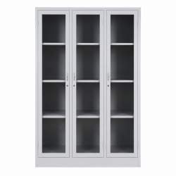 Tủ Sắt Văn Phòng 3 Cánh Kính Hàn Liền TU09K9CKSL