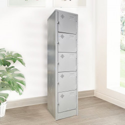 Tủ sắt locker TU985SL 5 khoang để đồ hàn liền nguyên chiếc giá rẻ