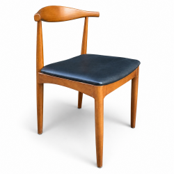 Ghế ăn cafe tựa gỗ tự nhiên Elbow cho nhà hàng, quán ăn