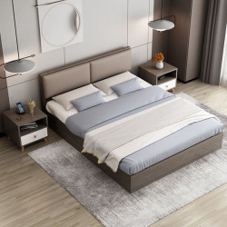 Giường ngủ gỗ MDF hiện đại sang trọng giá tốt GCN24