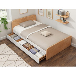 Giường ngủ gỗ công nghiệp 3 ngăn kéo hiện đại đẹp GCN09