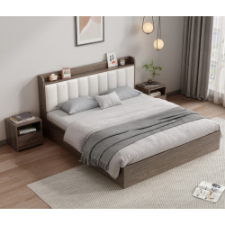 Giường gỗ công nghiệp đẹp sang trọng hiện đại GCN12