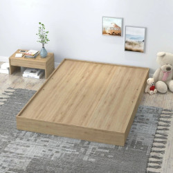 Giường ngủ bệt kiểu nhật không đầu giường gỗ MDF cao 20cm hiện đại GCN16