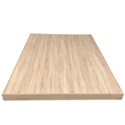 Giường ngủ bệt kiểu nhật gỗ MDF không đầu giường cao 12cm GCN17