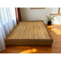 Giường ngủ hộp không đầu giường gỗ MDF cao 30cm đẹp giá rẻ GCN20