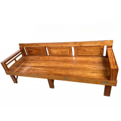 Giường gấp thành ghế đa năng gỗ hương xám giá rẻ GGG02