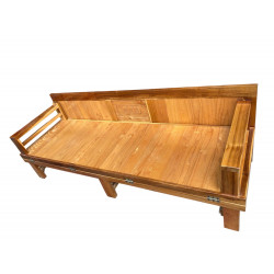 Giường gấp thành ghế gỗ quế đa năng thông minh giá rẻ GGG04