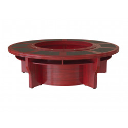 Bàn họp tròn gỗ sơn PU cao cấp 2.6m The One CT2600