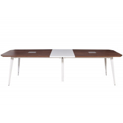 Bàn họp chân sắt mặt gỗ 3m The One LUXH3012C10