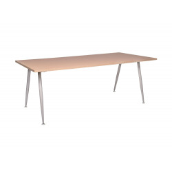 Bàn họp chân sắt mặt gỗ The One HRH1810C8/HRH2010C8/HRH2412C8