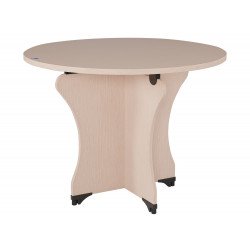 Bàn họp tròn mặt gỗ Laminate 1m The One NTH1000