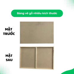 Bảng vẽ tranh bằng gỗ MDF, bảng kê giấy mỹ thuật nhiều kích thước