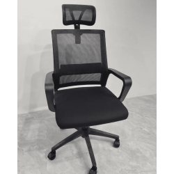 Ghế xoay lưới văn phòng có tựa đầu giá rẻ SLA11TĐ