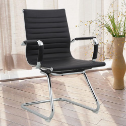 Ghế da lưng thấp chân quỳ văn phòng giá rẻ SL406T