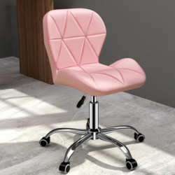 Ghế xoay Eames chân bánh xe đệm da tam giác nhiều màu GCF03X cho cafe, spa, văn phòng giá rẻ