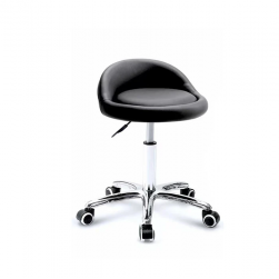 Ghế xoay nấm đệm da chân bánh xe GCF06X trang điểm spa nail văn phòng đẹp